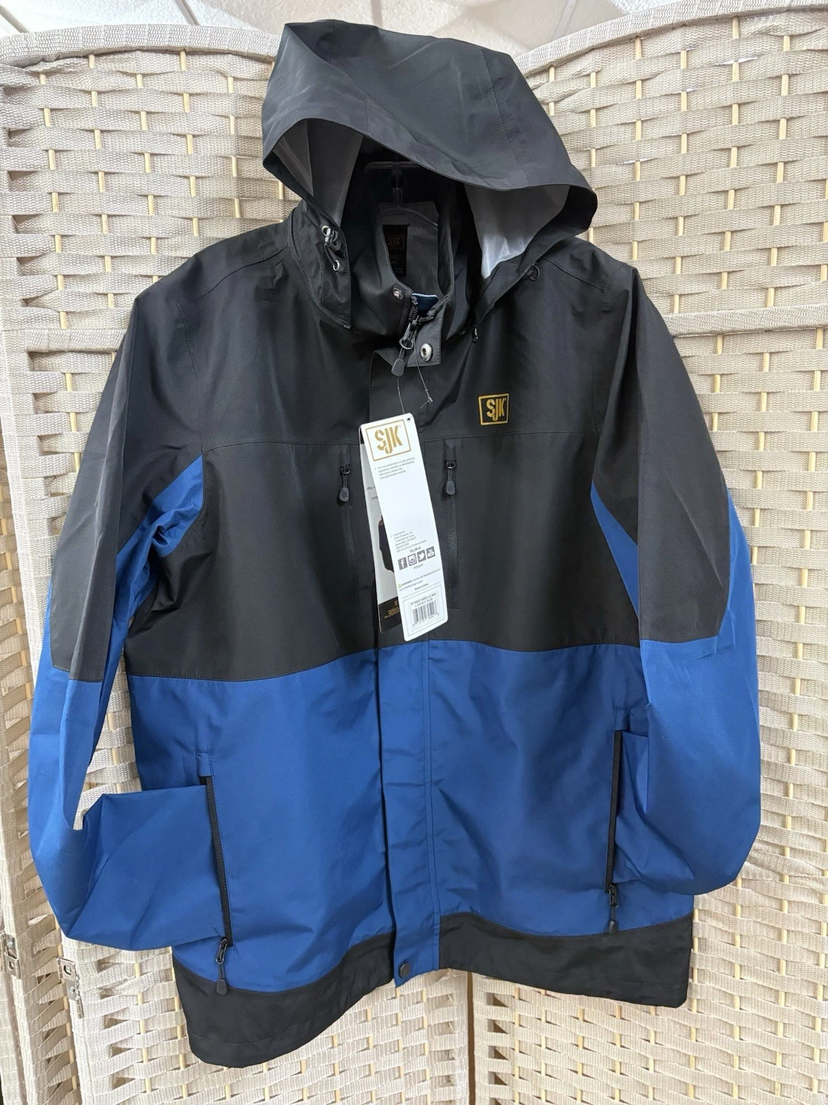 SJK Storm Guide Men's Parka/Rain Jacket - Large