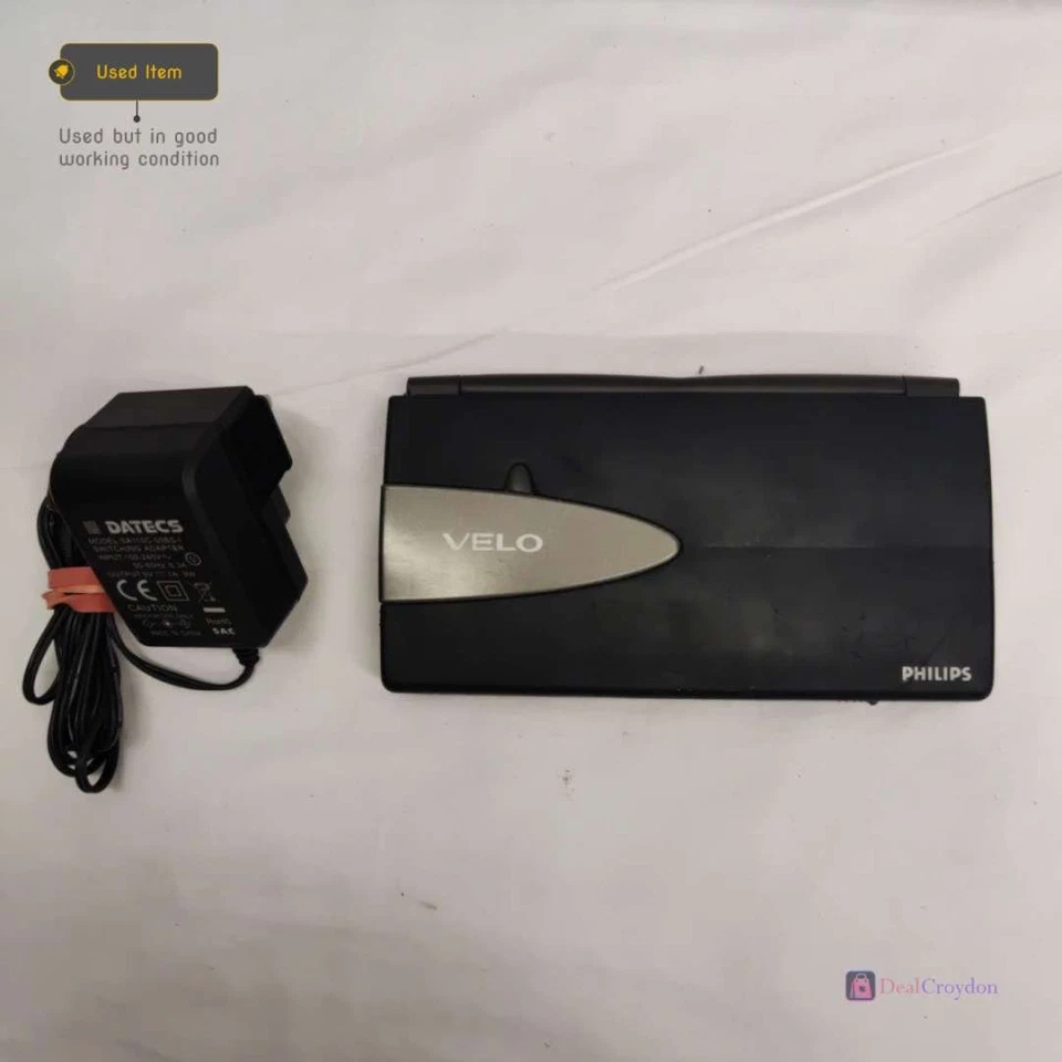 PHILIPS VELO 1 500 SERIES PORTÁTIL PC PORTÁTIL BOLSO LAPTOP WINDOWS CE + STYLUS - Imagem 3 de 4