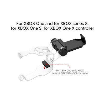 Controller Phone Holder Foldable Adjustable Angle Universal Gamepad Phone Mo Fit