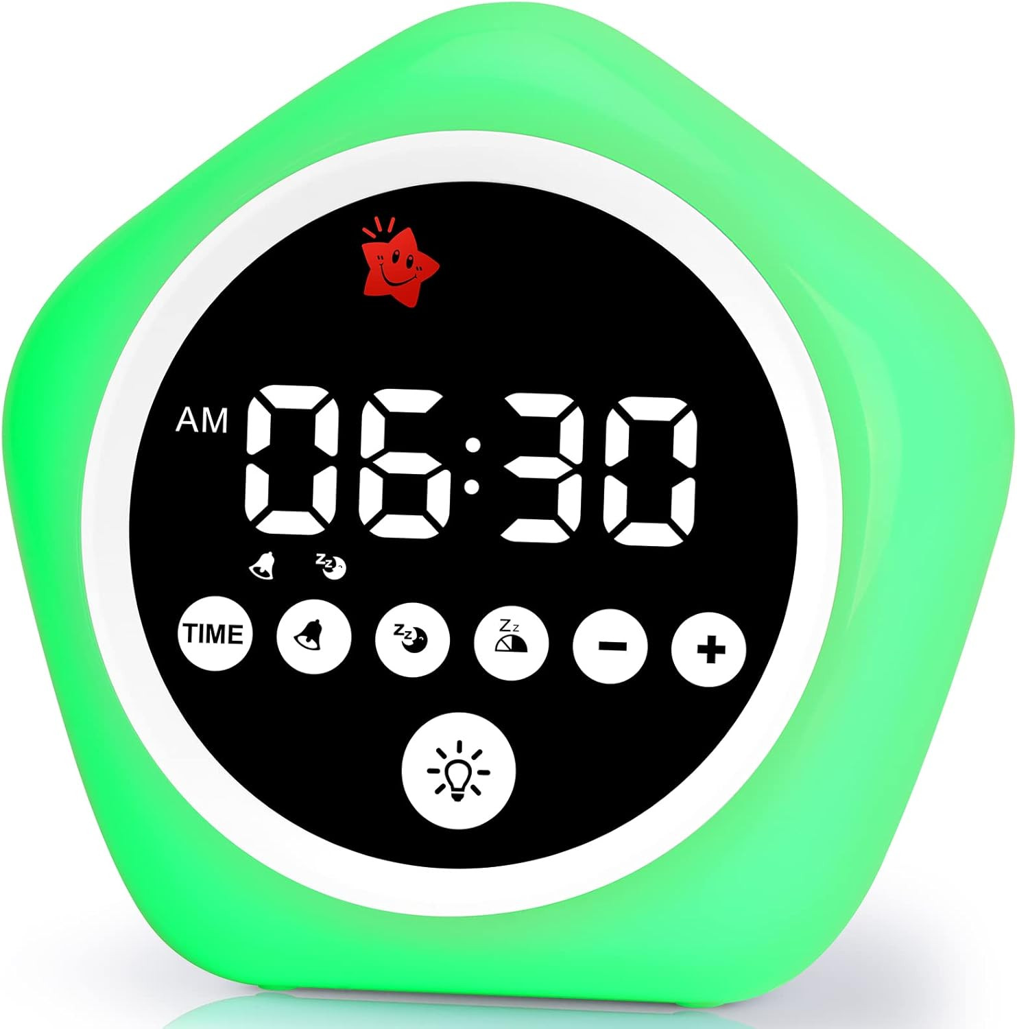 Kids Alarm Clock, Ok to Wake Clock with Green Light Red Light, Toddler Sleep Tra