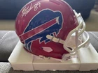 Steve Tasker Autographed Buffalo Bills Speed Mini Helmet