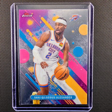 2026 Topps Finest Shai Gilgeous-Alexander #66 Common Thunder Basketball Card