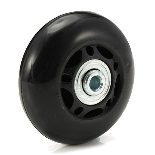 Ersatzräder Für Gepäck & Inline-Skates – 70 Mm X 24 Mm, Mit ABEC-608zz-Lagern, Achsen & Werkzeug, 2er-Set Ersatzräder Für Gepäck & Inline-Skates – 70 Mm X 24 Mm, Mit ABEC-608zz-Lagern, Achsen & Werkzeug, 2er-Set