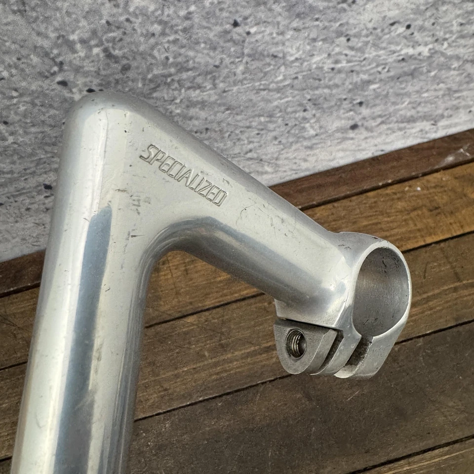 Bicicleta de Carretera Vintage Specialized Quill Stem 26.0 Abrazadera 22.2 Pluma Aleación Plateada Años 80 Foto 4 de 4