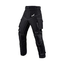 HWK Motorcycle Pants Men Women Armor Water Resistant Cordura Dual Sport 34-36W 3