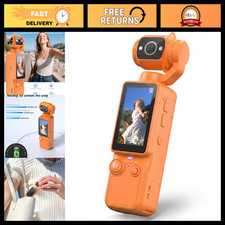Portable Vlogging Camera - Mini Handheld Camcorder for YouTube Live Streaming