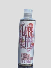 #LubeLife Strawberry Flavored Oral Use 8 Fl Oz (Pack of 1), 