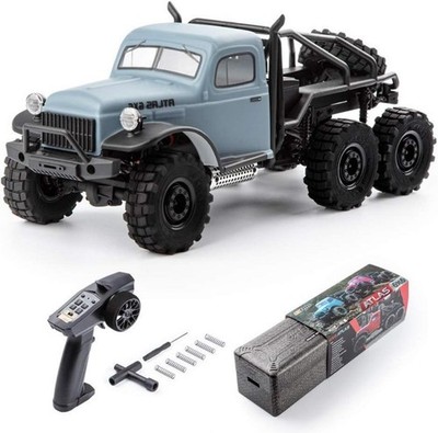 FMS 1/18 Atlas 6X6 Crawler RTR Waterproof Remote Control CarOff Road RC Blue