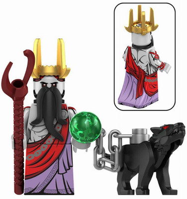 Griechische Mythologie Hades Figur mit Kerberos Hund
