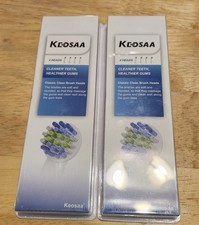 2 4 Pack - Keosaa Replacement Toothbrush Heads Compatible with Sonicare White
