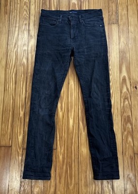 Levis Made & Crafted Jeans Blue Tab 32x32 Needle Narrow Black Denim