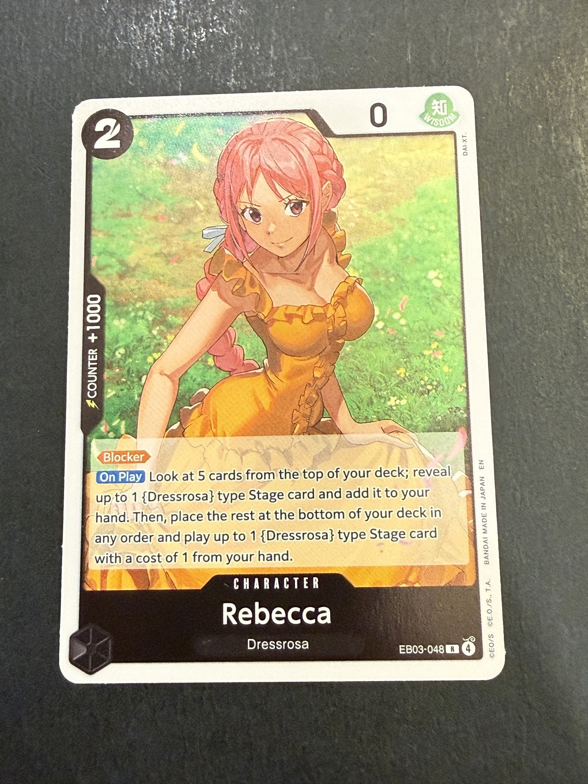 Rebecca R Extra Booster: One Piece Heroines Edition EB03-048 NM