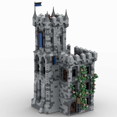 Mocs Bricks Toys Kits Medieval Castle Tavern and Guard Room Building Blocks Sets