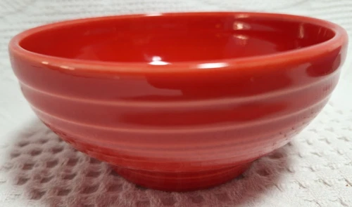 Fiesta Homer Laughlin Small 5" Rice BOWL Scarlet Red Lead Free 38L