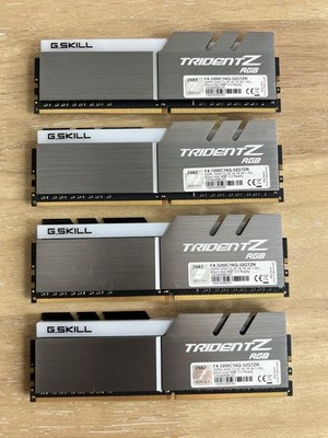 G.Skill Trident Z RGB 32GB (4x8GB) RAM DDR4 3200MHz F4-3200C16Q-32GTZR