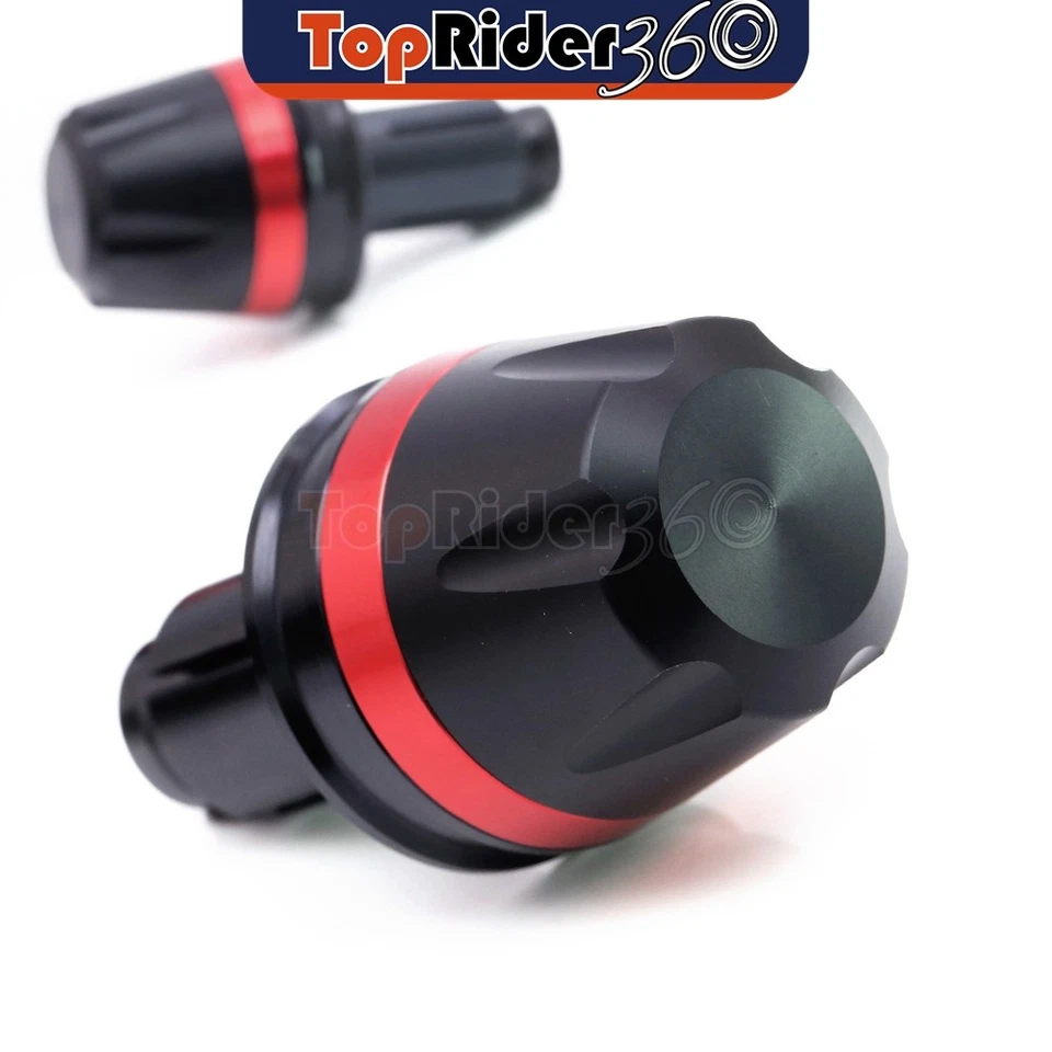 Deslizadores de extremo de barra CNC ROJO MOIRE para Aprilia RSV 1000 R 98-07 06 05 04 03 02 01 00 Foto 2 de 4