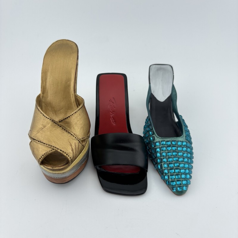 Lot of 3 Just The Right Shoe By Raine Shoe Figurines 25108, 25023 & 25150