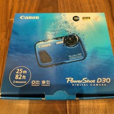 Canon PowerShot D30 Compact Digital Camera Tested Working Seller Japan S