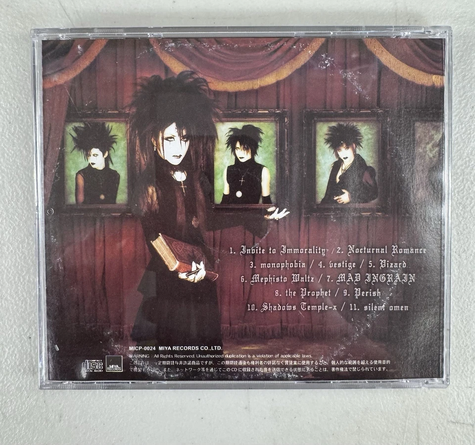 Moi dix Mois Nocturnal Opera CD 2007 Gothic Metal Hard Rock Japanese Mana Malice Foto 3 de 3