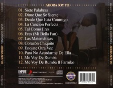 LUIS CORONEL AHORA SOY YO NEW CD