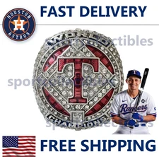 2023 Texas Rangers World Series Ring - SEAGER #5 - Fan Gift - MLB Replica Ring