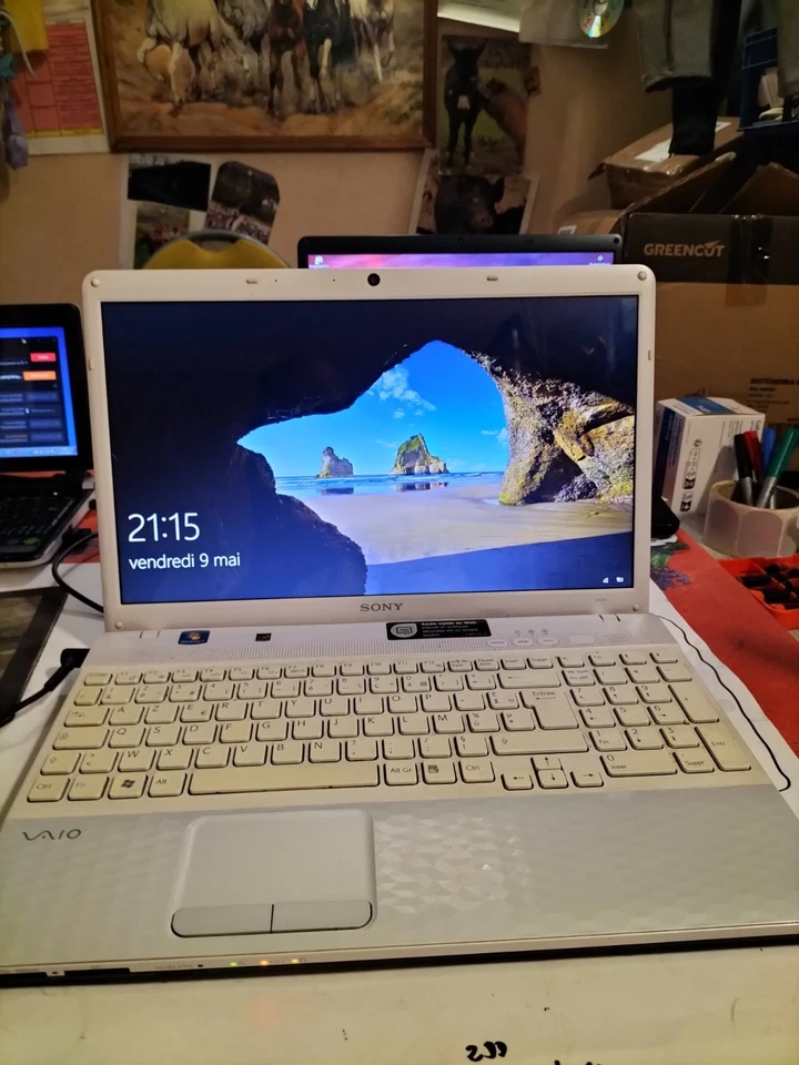 portable sony vaio 15,6"win 10 famille ,1,6 ghz 4gb ram,office pro , - Photo 4/4