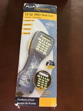 (NEW) FLUKE NETWORKS TS52 PRO TEST SET INDOOR/OUT ALSO USERS CARD in Spanish/ENG