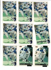Emmitt Smith Card Lot (9) Cowboys Upper Deck Collector’s Choice Score (7)