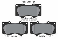 1X Textar 2402403 Bremsbelagsatz Scheibenbremse FüR Toyota Lexus