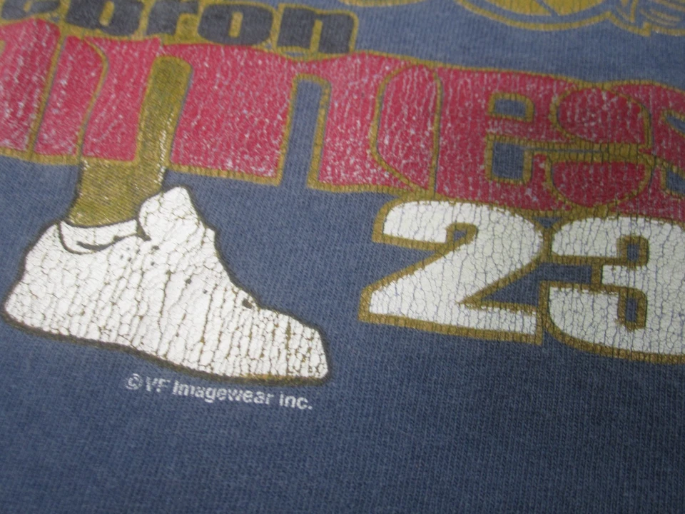 Camisa De Colección Cleveland Cavaliers Para Hombres XL Azul Cuello Redondo CSA Año Novato Foto 4 de 4