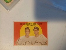 1959 Topps #408 Luis Aparicio / Nellie Fox Keystone Combo EX X2709828