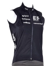 Rapha EF Cannondale Pro Team Rain Gilet Vest Women SMALL BLACK w/ Warmers wahoo