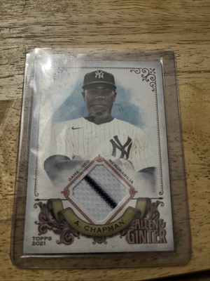 2021 Topps Allen & Ginter's - Full Size Relics a Aroldis Chapman #AGA-AC (MEM)