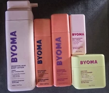 Byoma Body Lotion 13.52 fl oz,Face Mist 3.38 Oz, Milky Toner, Gel Cream,Cleanser