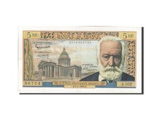 [#206360] Banknote, France, 5 Nouveaux Francs, 5 NF 1959-1965   Victor Hugo  , 1