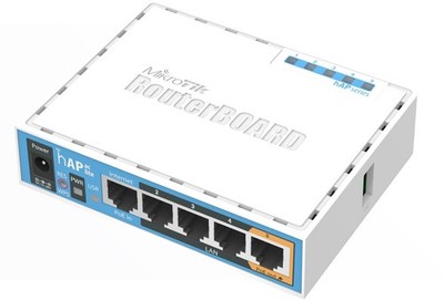 MikroTik home AC Access Point lite RB952Ui-5ac2nD, hAP ac Lite, 2.4/5GHz, 5x 10/