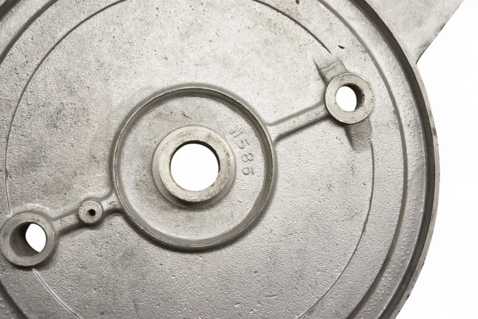 TRIUMPH Front Brake Plate 1/2 Width WM2-19 Hub PreUnit Small Pie Crust *RVG11 #2 - Image 3 of 4