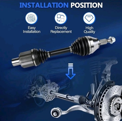 CV Axle Front 4WD Fit for Ram 1500 2012 2013 2014 2015 2016 2017 2018 2019 2002 - Picture 2 of 8