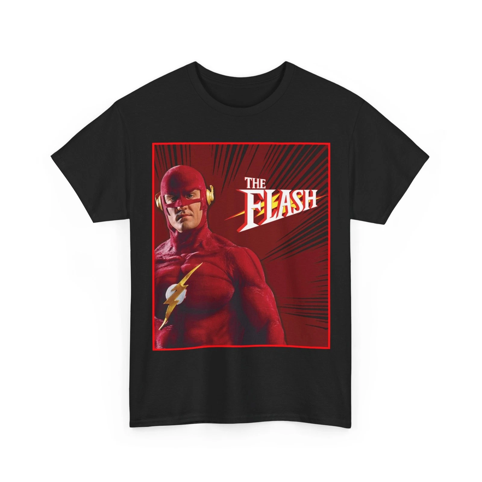 Flash T-Shirt - John Wesley Shipp - DC Comics 1990s TV Series - Barry Allen