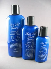 Two Old Goats Arthritis & Fibromyalgia Essential Lotion Free Shipping All Sizes