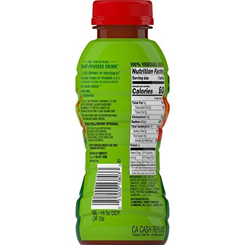 V8 Original 100 % Gemüsesaft, Gemüsemischung mit Tomatensaft, 12 FL OZ... - Bild 12 von 12