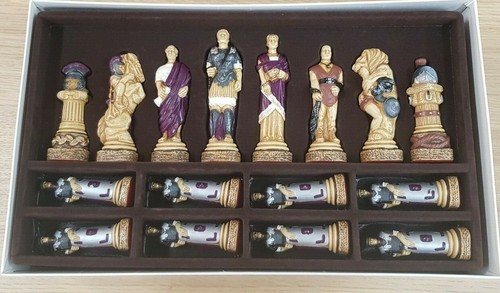 Studio Anne Carlton SAC Spartacus The Gladiator Chess Pieces Hand Made & Painted - Bild 4 von 12