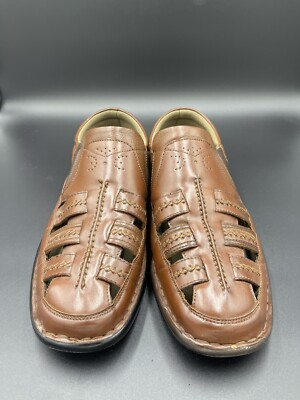 Stacy Adams Men’s Tan and Black Loafers Leather Size 11M Stacy Adams Ridgely Moc Toe Loafers, Natural - Brown  main image 2