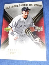 2007 Upper Deck MLB Rookie Card of the Month Troy Tulowitzki #ROM7 ROCKIES RC. rookie card picture