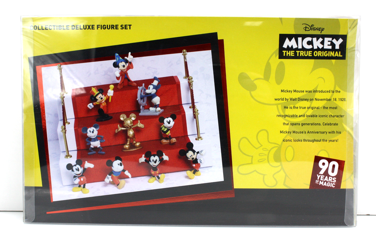 Disney Mickey Mouse GOLDEN 90th Anniversary 10 Deluxe Figure