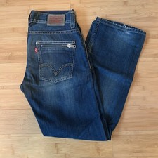 Levi's 506 Standard Rise Mens Size 31 x 32 Zipper Pockets Denim Jeans