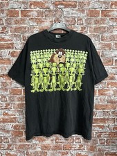 Looney Tunes 1998 Vintage Taz and Aliens Cartoon Movie Tshirt
