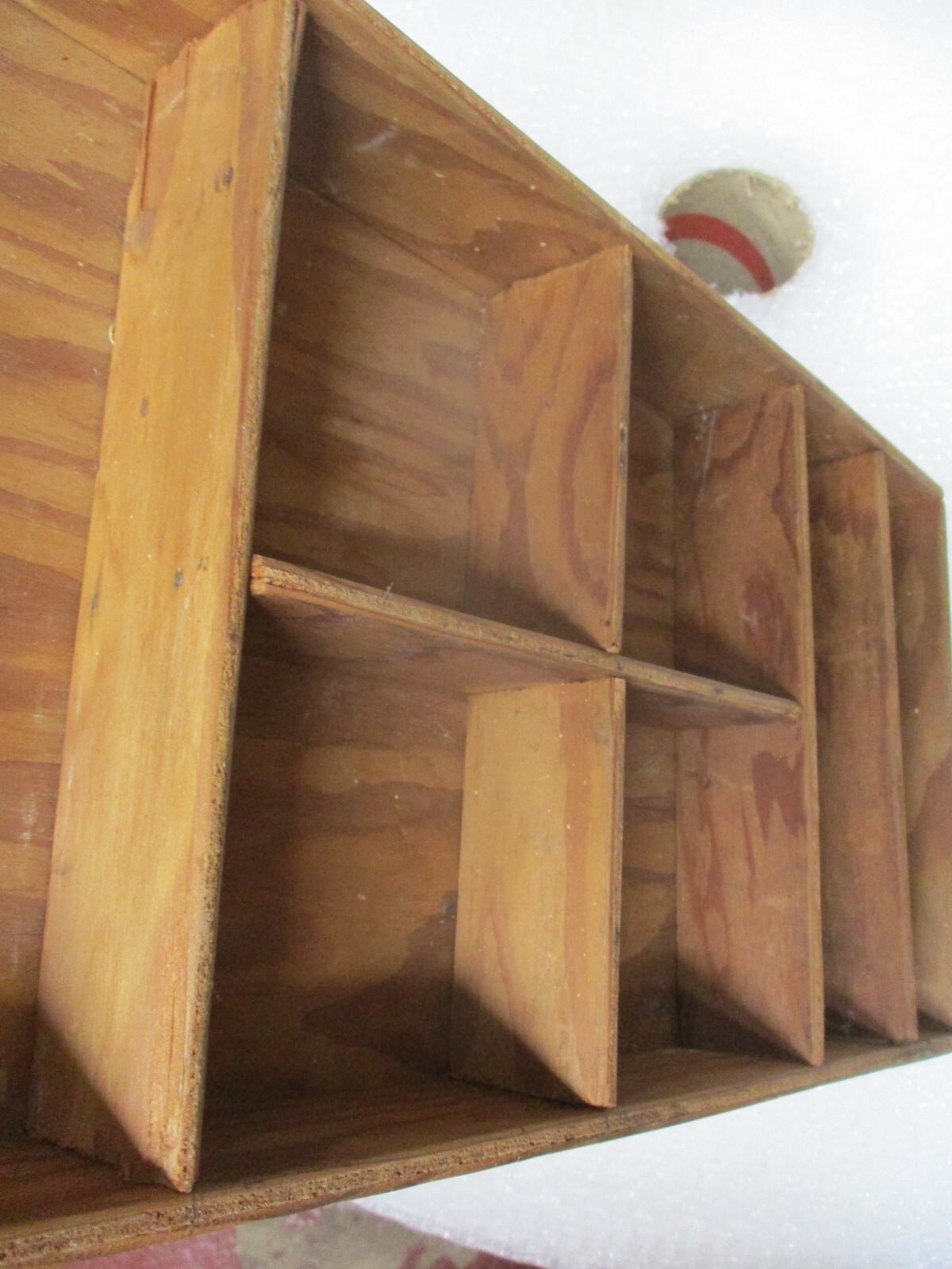 Vintage Wooden Tool Utensil Tray Box eBay