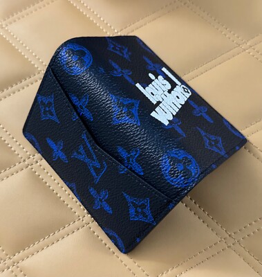 Louis Vuitton Pocket Organizer wallet Blue Louis Vuitton! 2021