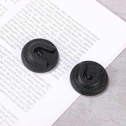 Universal Radio Mic Halter Runder Knopf Mikrofon steht Mikrofon Kleiderbügel - Photo 3/5